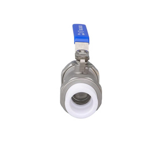 Vanne à boisseau sphérique en acier inoxydable 1 pouce filetée pour plomberie d'eau DN20 à DN90 usage industriel - Product Image 1