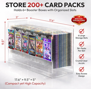 Distributeur de boosters 6 emplacements pour collectionneurs, compatible avec 240 boosters de cartes à collectionner TCG - Product Image 3