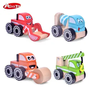 Kinder pädagogische Holz spielzeug Auto Montage Baufahrzeuge Engineering Spielzeug Holz LKW Spielzeug für Kinder