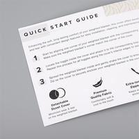 Brochures personnalisées de nouveau design en gros Livrets en papier d'art imprimés Manuels d'instructions de boutique