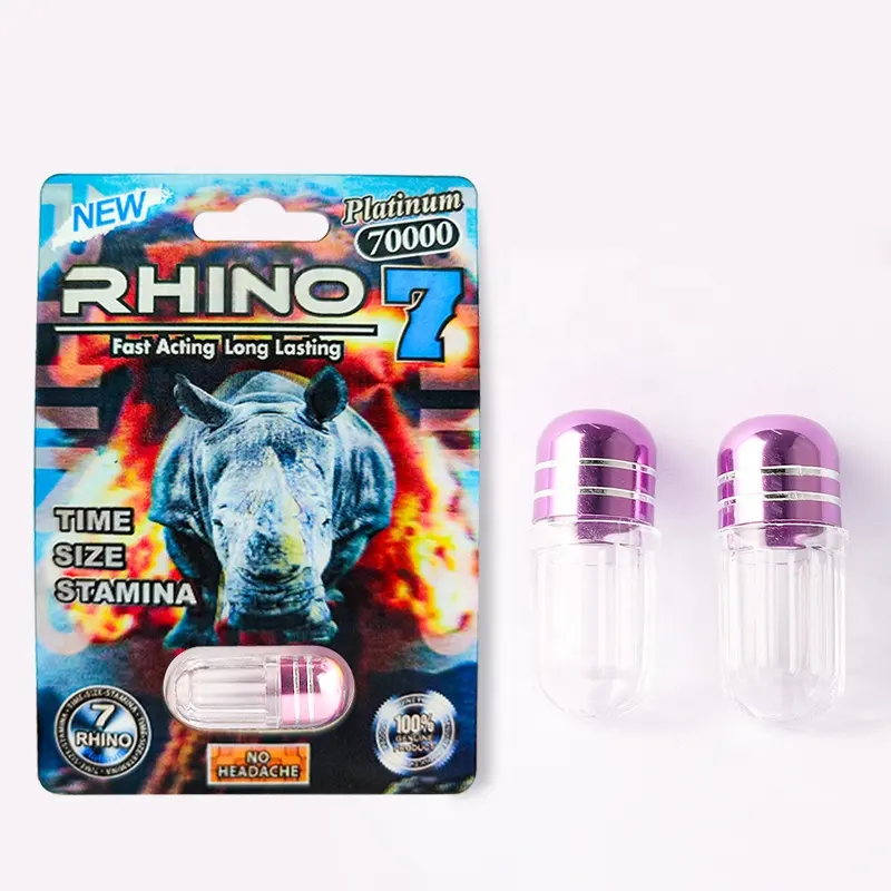 Go Rhino-Thẻ Vỉ Hiệu Ứng 69K Màu Vàng Bạc Có Sẵn 3d Dành Cho Nam Viên Nang Viên Nang Thiết Kế Tùy Chỉnh Vip 3d 5d