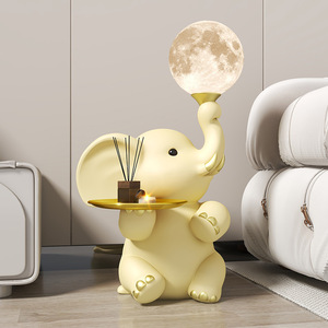 Chất lượng cao voi phòng khách sàn lớn trang trí nhà phụ kiện lớn tác phẩm điêu khắc như phòng ngủ bầu không khí Đèn bán buôn - Product Image 2