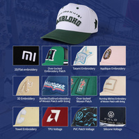 Casquette de baseball OEM 100 % coton personnalisée avec logo brodé en 3D, style sportif, 5 panneaux, visière incurvée, bicolore, fermeture snapback
