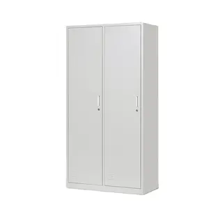 Commerciële Godrej Almirah Design Metalen Kantoormeubilair Staal 2 Deur Enkele Body Kleding Locker/Garderobe