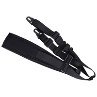 Sangle tactique multifonctionnelle à double point de fixation Tri-Claw Warfalcon pour l'extérieur, sangle d'épaule en nylon pour la chasse