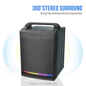 Zqs8170 8 Inches Xách Tay Bằng Gỗ Bluetooth Loa Chuyên Nghiệp Super Bass Gỗ Điện Thoại Loa - Product Image 2