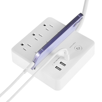 Smart Home APP Control 3 Prises Multiprise avec USB et contrôle de l'interrupteur