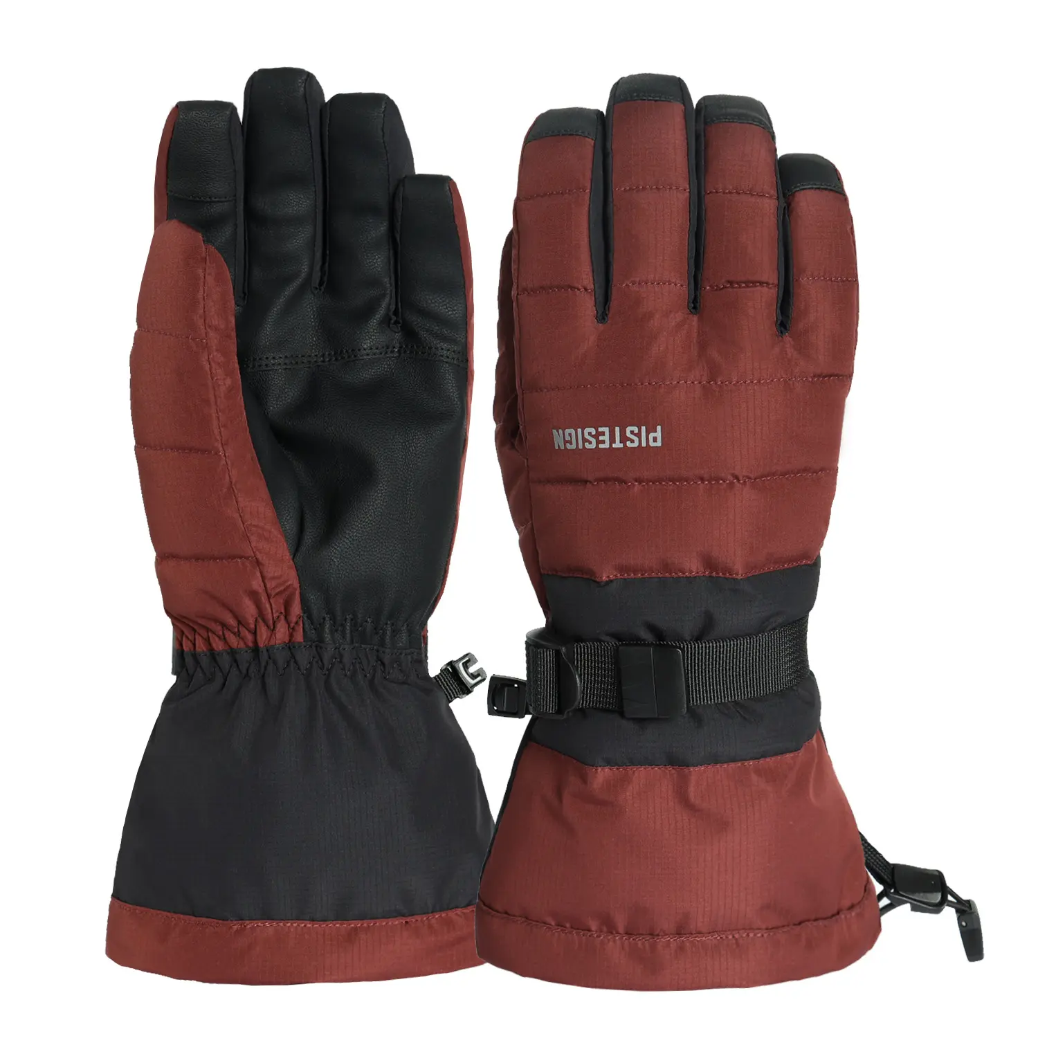 Gants de ski Gants thermiques imperméables pour tout le doigt Gants d'hiver personnalisés Écran tactile de haute qualité