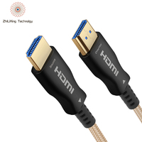 8K Glasfaser-HDMI-Kabel 5M-200M 4K 60Hz, Premium HDMI Slim und flexibel 18 Gbit/s HDCP2.2 Geeignet für Apple TV, HDTV