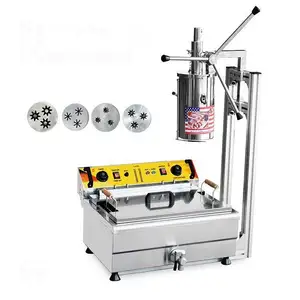 Hot sale factory direct churros making machines 6 nozzles manual churros machine with a cheap price