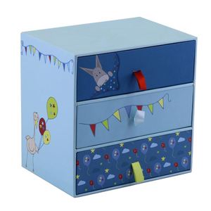 Cartoon Cute Design Cardboard 3 Layer Drawer <b>Storage</b> <b>Box</b> Multi-Layer Gift Packaging <b>Box</b> - Product Image 3