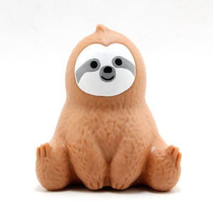Jouets anti-stress en gel en forme de paresseux à presser, marron/gris, 10x8x7cm, pour filles et garçons de 5 à 7 ans - Product Image 6