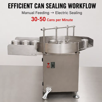 Siomoda Table Rotative Électrique Automatique / Machine de Collecte et de Tri 220V/110V Compatible pour Système d'Emballage Bouteilles et Boîtes