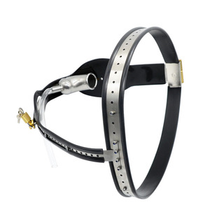 Dispositif de chasteté masculin en acier inoxydable, jouet sexuel pour hommes gays avec cathéter à billes anales, ceinture de chasteté, cage à pénis et plug anal - Product Image 4