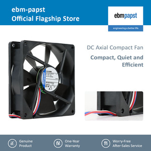 Ventilateur de refroidissement électrique axial à inverseur à roulement à billes ebmpapst 3414N/39HH 92x92x25mm 9225 24VDC 3.2W 0.14A 3250RPM 100m3/h - Product Image 2