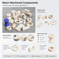 Pièces usinées en nylon PA6 PA66, bobines, poulies, engrenages, supports, blocs, anneaux, bagues, kit plastique personnalisé pour équipement industriel