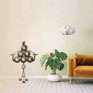 ที่ใส่เทียนรูปปิรามิดตกแต่ง ขนาดเล็ก สำหรับตกแต่งบ้านและงานเทศกาล ดีวาลี งานแต่งงาน อีสเตอร์ และของขวัญ พร้อมส่งออก - Product Image 5