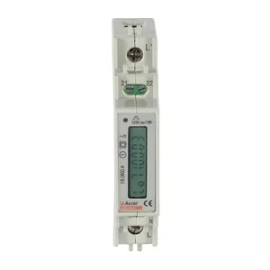 Acrel Low Cost Small Single Phase Din Rail Energy Meter with RS485 Modbus LCD display ADL10-E/C