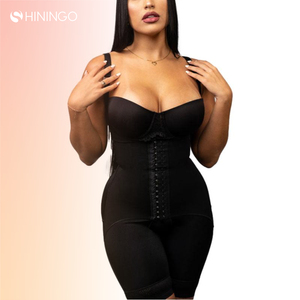Indumento con coulisse in pizzo modellante Anti-Cellulite da <span class=keywords><strong>donna</strong></span> con coulisse in Spandex - Product Image 3