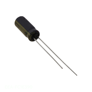 ตัวเก็บประจุแบบ EEA-FC1E390ขั้ว39 uF 25V ฝาครอบรูผ่านช่องผู้ผลิต - Product Image 1