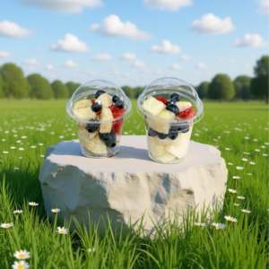 Vasos de Plástico Transparente de 6 oz y 90 mm de Diámetro para Café Helado, Té y Smoothies, Desechables, Ecológicos, Personalizados de Fábrica con Logotipo Personalizado - Product Image 6