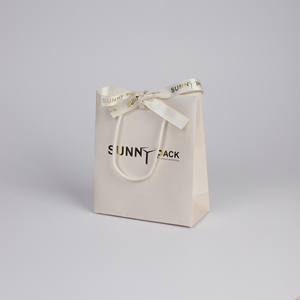 SUNNY PACK <span class=keywords><strong>Sac</strong></span> en carton personnalisé, <span class=keywords><strong>sac</strong></span> cadeau personnalisé, <span class=keywords><strong>sac</strong></span> en carton blanc pour boutique de détail, <span class=keywords><strong>sac</strong></span> de magasin avec logo - Product Image 3