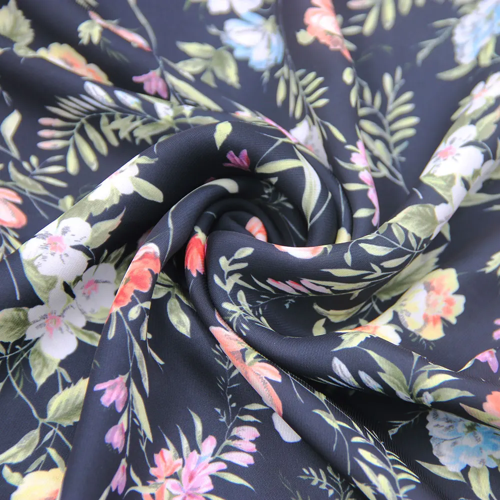 China manufacturer production digital printed silk cloth for scarf and pajamas