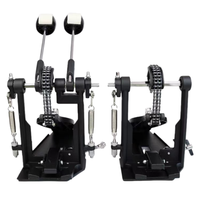 Support de double pédale de grosse caisse à entraînement direct en métal pour batterie longboard réglable – Vente en gros