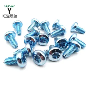 Sujetadores de acero inoxidable de China, tornillos autorroscantes triangulares, cabeza de sartén, enchufe Torx, gran oferta