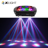 Mini Luz Spider 8*3W RGBW LED para Club con Efecto Estroboscópico de Haz Móvil DMX 512 para Discotecas, Bares y Clubes Nocturnos