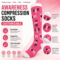 Chaussettes de compression durables anti-ampoules pour la course à pied, la randonnée et les sports de plein air