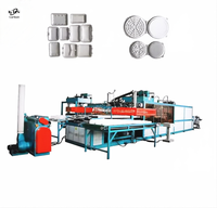 High Speed Automatic Pizza Box Making Machine/disposable Foam Food Containers/ps Foam Lunch Box Making Line
