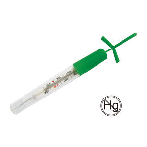 Termómetro <span class=keywords><strong>de</strong></span> Vidrio con Metal Líquido <span class=keywords><strong>de</strong></span> <span class=keywords><strong>Galio</strong></span> sin Mercurio, Fuente <span class=keywords><strong>de</strong></span> Alimentación Manual para Uso Oral, Axilar y Rectal, Material Plástico para el Hogar - Product Image 1