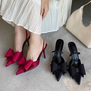 2025 Summer New European American Women's High Quality Stiletto Heel <b>Bridal</b> Party Sandals Flat Upper <b>Box</b> Packed - Product Image 6