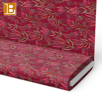 Kain Katun 100% BILU Cantik Bermotif Bunga Tulip Desainer, Kain Khusus untuk Bahan Tekstil Gaun