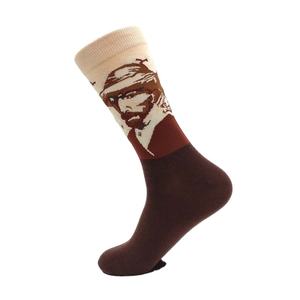 Calcetines de Algodón ODM Estilo Harajuku con Pinturas Famosas de <span class=keywords><strong>Van</strong></span> <span class=keywords><strong>Gogh</strong></span>, Mona Lisa de <span class=keywords><strong>Da</strong></span> <span class=keywords><strong>Vinci</strong></span>, Arte Retro Vintage, Meias - Product Image 3