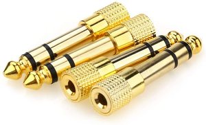 6.35Mm (<span class=keywords><strong>1</strong></span>/<span class=keywords><strong>4</strong></span> Inch) Mannelijk Naar 3.5Mm (<span class=keywords><strong>1</strong></span>/8 Inch) Vrouwelijke Stereo Audio Adapter Converter Voor Gitaar Koptelefoon Amp - Product Image 5