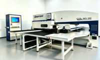 Prensa Punçonadora CNC de Alta Velocidade 30 Toneladas 2500*1250mm, Máquina de Perfuração e Estampagem