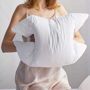 <span class=keywords><strong>Oreiller</strong></span> de luxe pour lit queen size, en duvet de canard, avec housse en <span class=keywords><strong>percale</strong></span> biologique, pour un sommeil confortable, collection hôtel Marine - Product Image 2