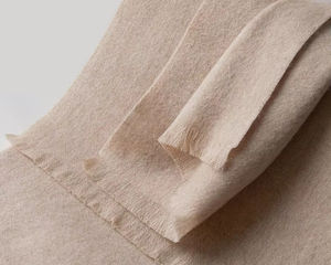 Bufanda de Lana Ligera para Otoño, Fabricante OEM, Color y Textura Personalizados, Transpirable, Marca Privada - Product Image 2