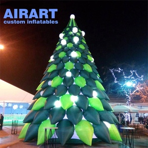 8m cao khổng lồ ngoài trời trang trí sân vườn <span class=keywords><strong>Inflatable</strong></span> cây thông, <span class=keywords><strong>Inflatable</strong></span> Xmas cây bóng cho Giáng sinh hoạt động - Product Image 1