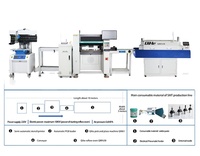 Machine de production SMT Qihe Q6 pour la pose automatique de circuits imprimés et l'assemblage de lampes LED