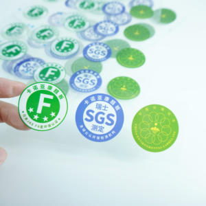 Pegatina de holograma transparente antifalsificación personalizada de PET de alta calidad, excelente adherencia, uso para comida, manualidades, pasteles, jaleas, <span class=keywords><strong>Sushi</strong></span> - Product Image 3