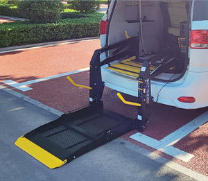 Rampa Eléctrica Plegable para Sillas de Ruedas, Elevador para Sillas de Ruedas en Autobuses, Asiento Deportivo para Discapacitados Instalado en la Parte Trasera de Vehículos Comerciales - Product Image 3