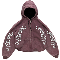 Fabricant de vestes personnalisées, veste de travail en toile vintage effet usé, veste à capuche en toile, vêtements de travail pour hommes, vêtements de travail pour charpentiers