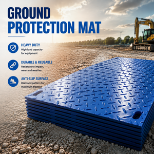 Tapis de protection de sol robustes WLT 4x8, plaques de chemin, tapis anti-boue pour chantiers de construction, <span class=keywords><strong>prix</strong></span> d'usine <span class=keywords><strong>en</strong></span> gros - Product Image 1