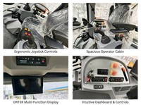 Chargeuse-pelleteuse 4x4 à moteur Yuchai 4CX, chargeuse sur pneus diesel, machine de construction pour travaux routiers, municipaux et de pipeline
