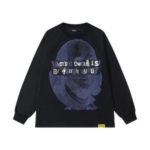 Camiseta de manga larga de algodón tipo waffle para hombre, estilo urbano, holgada, con hombros caídos, 100% algodón tejido, de la colección That's Awful Lot Cough Syrup - Product Image 3