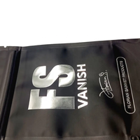 Sac en aluminium à fermeture éclair, à fond plat, avec impression à chaud de logo personnalisé, résistant aux odeurs, pour aliments
