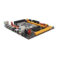 OEM/ODM LGA2011 X79 carte principale bureau double canaux DDR3 Max 64G M.2 port alimentation 5 phases